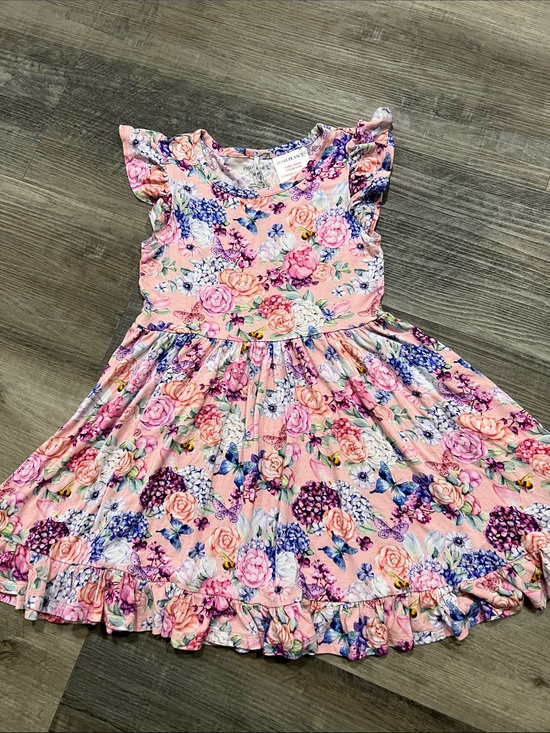 Posh Peanut Other - Posh Peanut Lyric print dress size 5T-6T